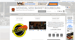 Desktop Screenshot of mondialminibasket.fr