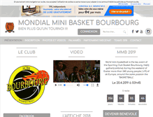 Tablet Screenshot of mondialminibasket.fr